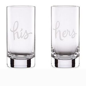 Nwt Kate Spade Drinking Glasses